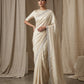 Cream - Fancy Party Saree with Blouse Piece - UK stock - 24hr Dispatch - SP2623 VY - Prachy Creations