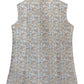 Cream with Pink/Light Blue Brocade - Premium Mens Waistcoat - VNS-JKT7908/2 10KJ25 - Prachy Creations