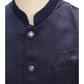 Dark Blue - Rich Suiting Material Mens Indian Waistcoat - Amazing Fit - Great Quality - YD2419 KC 0824 - Prachy Creations