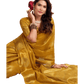 Dark Gold - Traditional Silky Fancy Saree with Blouse Piece - UK Stock - 2/3 days Delivery 12KT25 RP479 - Prachy Creations