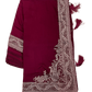 Dark Magenta - Classic Saree with Thread / Stone Work and Blouse Piece - UK stock - 24hr Dispatch - RS2506 VP - Prachy Creations