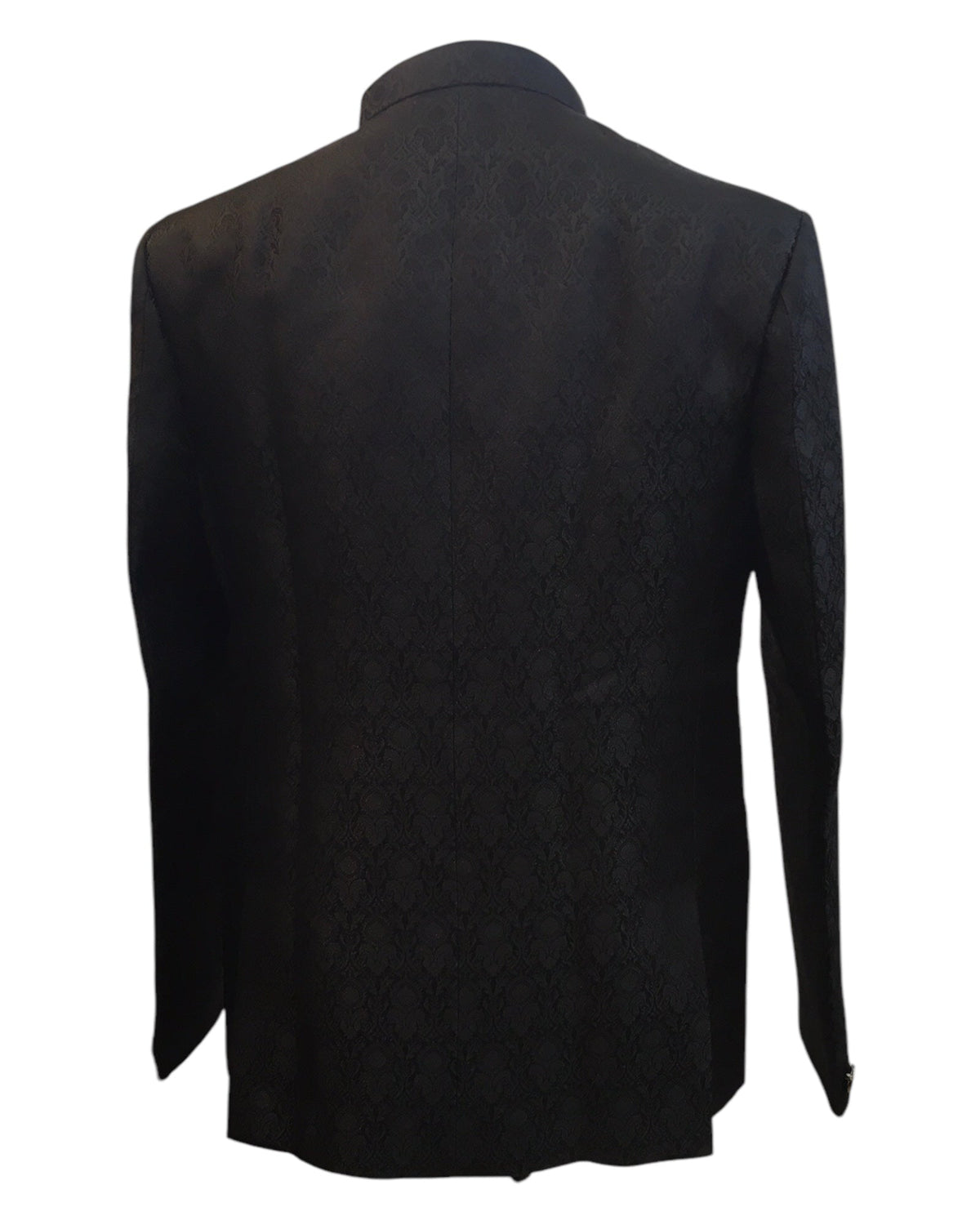 Dark Wine - PREMIUM Slim Fit Mens Self Brocade BandhGala / Prince / Chinese Collar Jacket - Fantastic Fit - Prachy Creations