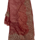 Dusty Pink - Classic Saree with Thread Work Border and Blouse Piece - UK stock - 24hr Dispatch - RS2529 JR - Prachy Creations
