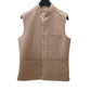 Dusty Pink - Rich Lucknowi Sequins Mens Waistcoat - Bollywood - KCS4010 VH 0324 - Prachy Creations