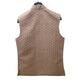 Dusty Pink - Rich Lucknowi Sequins Mens Waistcoat - Bollywood - KCS4010 VH 0324 - Prachy Creations