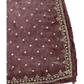 Dusty Pink - Rich Saree with Stone Work Border and Blouse Piece - UK stock - 24hr Dispatch - RS2501 TH - Prachy Creations