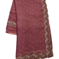 Dusty Pink - Rich Saree with Stone Work Border and Blouse Piece - UK stock - 24hr Dispatch - RS2532 TC - Prachy Creations