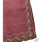 Dusty Pink - Rich Saree with Stone Work Border and Blouse Piece - UK stock - 24hr Dispatch - RS2532 TC - Prachy Creations