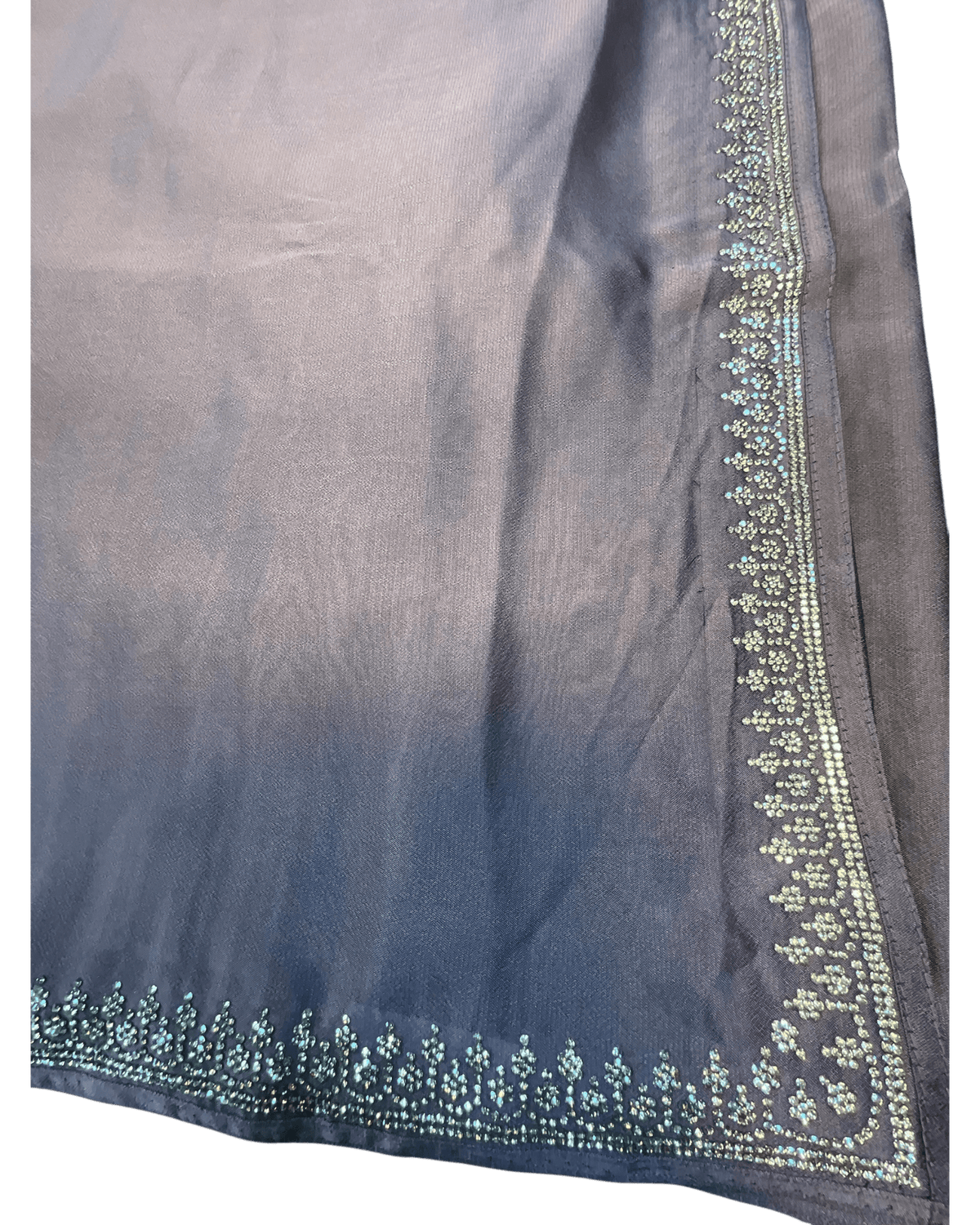 Dusty Pink - Saree with Thread / Stone Work and Blouse Piece - UK stock - 24hr Dispatch - SP2620 KC - Prachy Creations