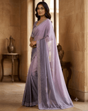 Dusty Pink - Saree with Thread / Stone Work and Blouse Piece - UK stock - 24hr Dispatch - SP2620 KC - Prachy Creations