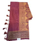 Dusty Pink - Traditional Handloom Saree with Blouse Piece - UK stock - 24hr Dispatch - SP2630 KP - Prachy Creations