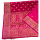 Fuchsia Pink - Traditional Handloom Banarasi Sari / Saree - with Blouse Piece - SN2404 11VC24 - Prachy Creations