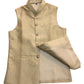Gold - Banarasi Handloom Brocade Mens Waistcoat - UK Stock- Dispatch in 24 hrs - KCS241105 KK - Prachy Creations