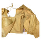 Gold - Dupion Silky Saree blouse with cups, Long Sleeves- 36" to 44" - RNK - R748-Ap - Prachy Creations