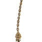 Gold / Neutral - Antique Gold Finish Small Size Tika Head Piece - Indian Ladies Fashion Jewellery - AE2431 11Vp24 - Prachy Creations