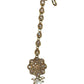 Gold / Neutral - Gold Finish Small Size Tika Head Piece - Indian Ladies Fashion Jewellery - AE2438 11Vp24 - Prachy Creations