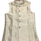 Gold - Rich Banarasi Brocade Handloom Brocade Mens Waistcoat - UK Stock- Dispatch in 24 hrs - KCS241108 KP - Prachy Creations
