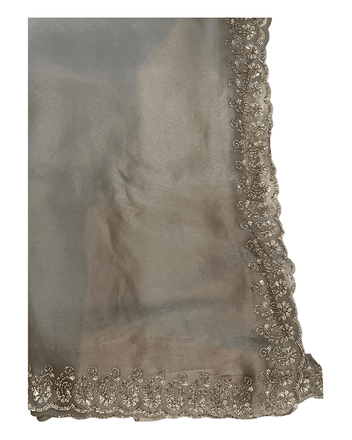 Gold - Rich Saree with Stone Work and Blouse Piece - UK stock - 24hr Dispatch - RS2516 TH - Prachy Creations