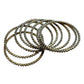 Gold Stone - Antique Gold Finish Bangles Set (Set of 8) - UK stock - SM, M, L, XL JAN3079 08Vp25 - Prachy Creations