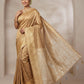 Gold - Traditional Handloom Saree with Blouse Piece - UK stock - 24hr Dispatch - SP2630 KP - Prachy Creations