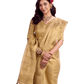 Gold - Traditional Silky Fancy Saree with Blouse Piece - UK Stock - 2/3 days Delivery 12KT25 RP475 - Prachy Creations