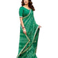 Green - Bandhani Printed - Chiffon Saree with Blouse Piece - KAS-Chuneri 307 10KV25 - Prachy Creations