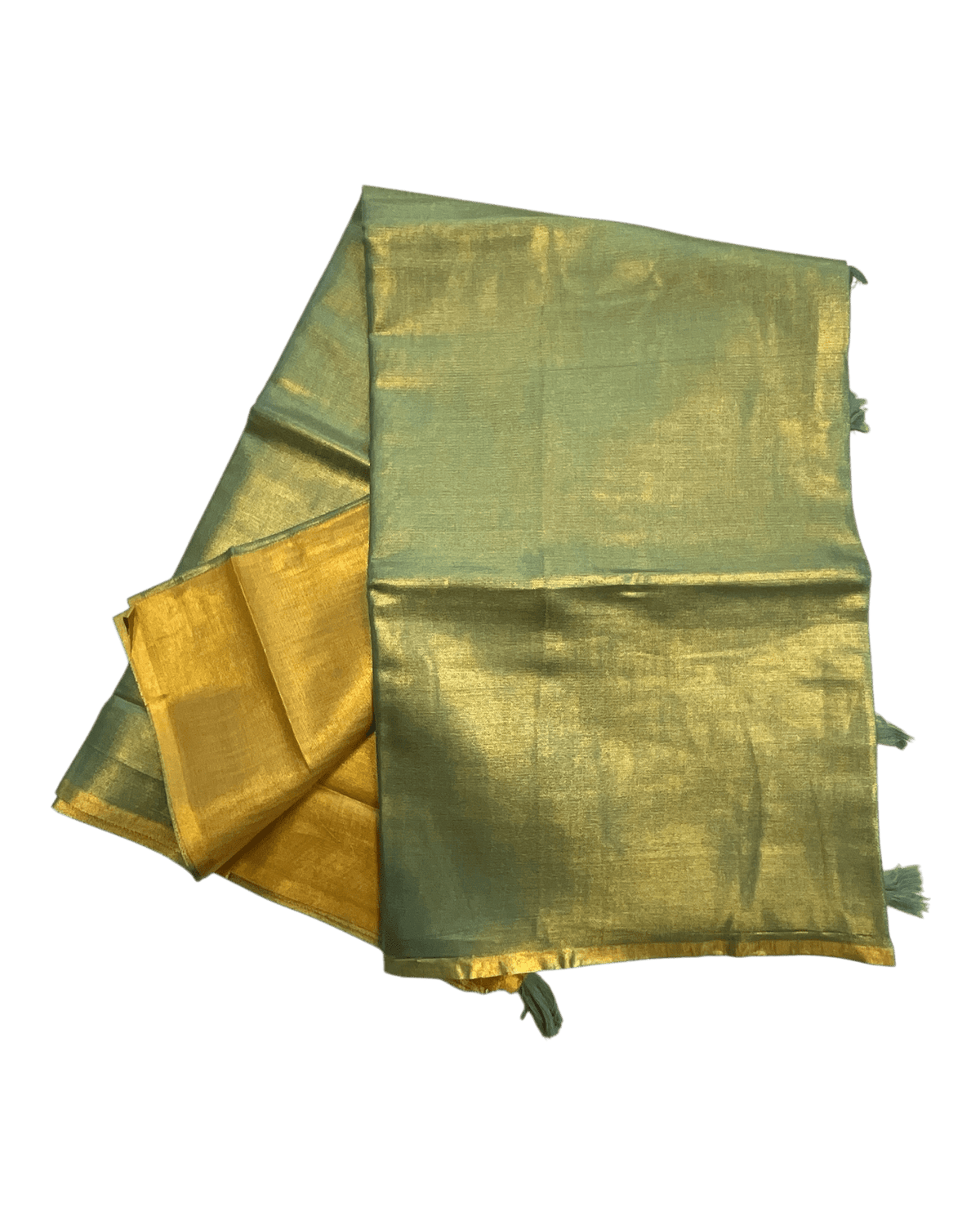 Green - Classic Plain Cotton Silky Fancy Saree with Blouse Piece - UK Stock - 2/3 days Delivery 12KV25 RP510 - Prachy Creations