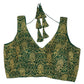 Green - Fully Embroidered Saree / Lehenga Blouse - With Cups - Margin to loosen - UK Stock - AF2505 KV 1224 - Prachy Creations
