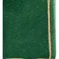 Green - Ladies Net Dupatta with Gold Lace Border & Diamante - Mix N Match - VC2501 T0125 - Prachy Creations