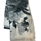 Grey Floral - Classic Satin Crepe Saree with Stone Work and Blouse Piece - UK stock - 24hr Dispatch - RS2535 VR - Prachy Creations