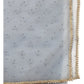 Grey - Ladies Net Dupatta with Gold Lace Border & Diamante - Mix N Match - VC2501 T0125 - Prachy Creations