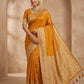 Haldi / Mustard Yellow 1 - Traditional Handloom Saree with Blouse Piece - UK stock - 24hr Dispatch - SP2630 KP - Prachy Creations