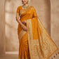 Haldi / Mustard Yellow 2 - Traditional Handloom Saree with Blouse Piece - UK stock - 24hr Dispatch - SP2630 KP - Prachy Creations