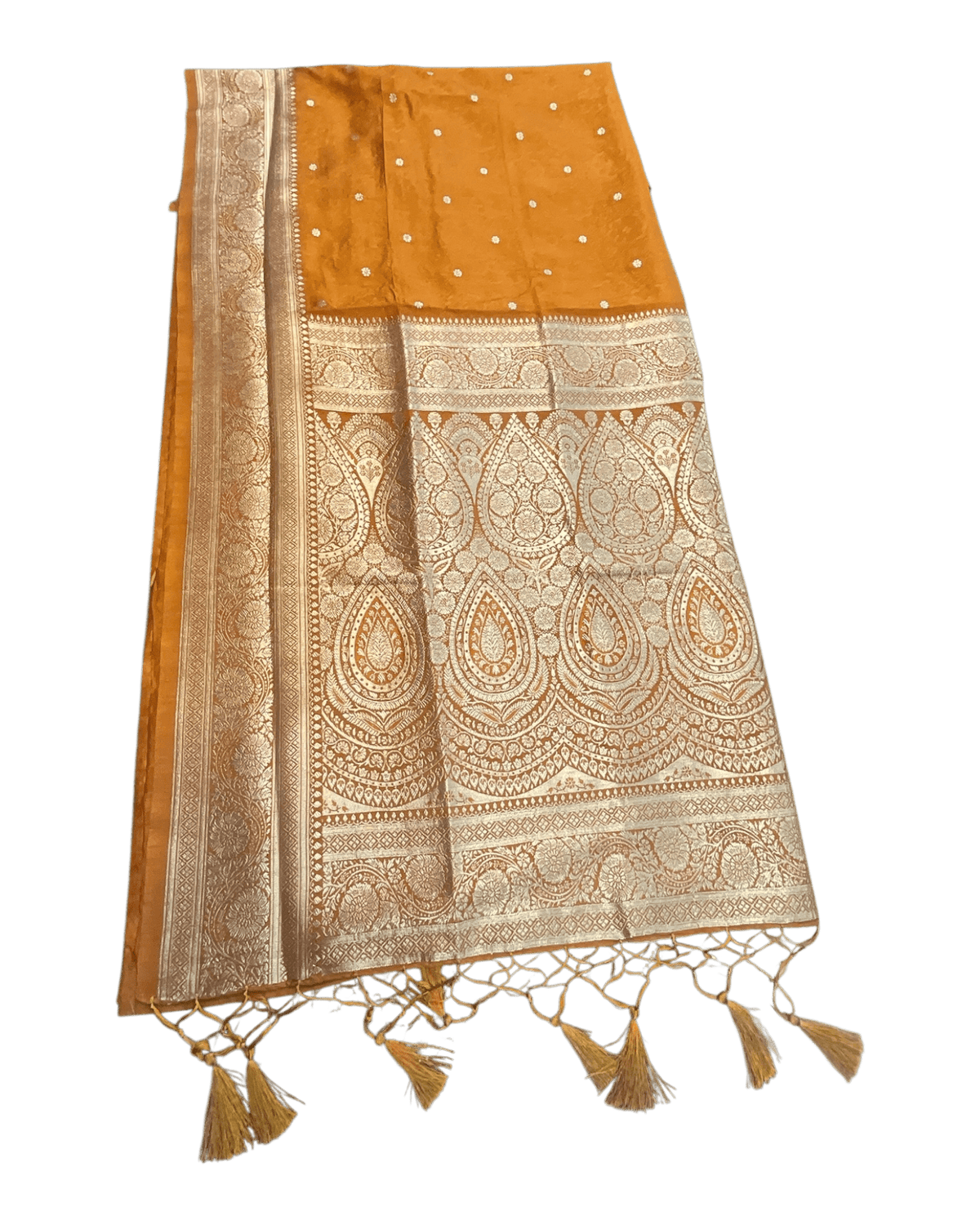 Haldi / Mustard Yellow 3 - Traditional Handloom Saree with Blouse Piece - UK stock - 24hr Dispatch - SP2630 KP - Prachy Creations