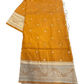 Haldi / Mustard Yellow 3 - Traditional Handloom Saree with Blouse Piece - UK stock - 24hr Dispatch - SP2630 KP - Prachy Creations