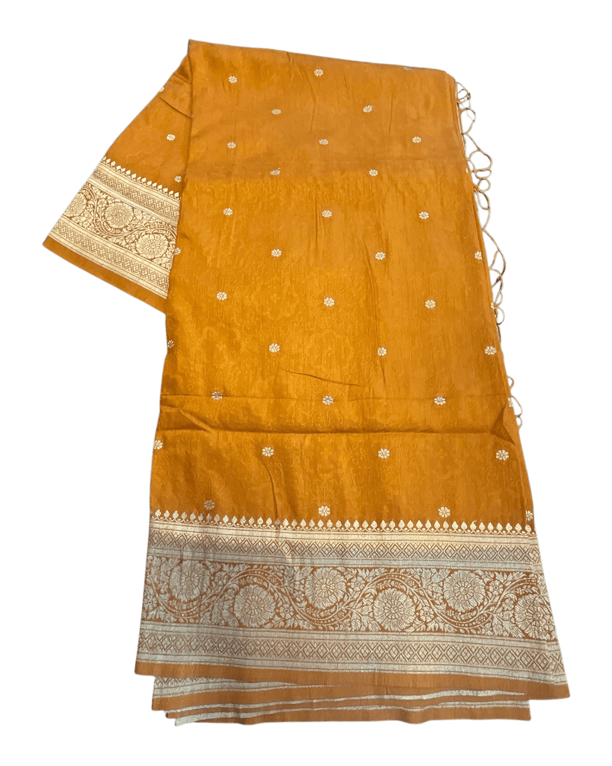 Haldi / Mustard Yellow 3 - Traditional Handloom Saree with Blouse Piece - UK stock - 24hr Dispatch - SP2630 KP - Prachy Creations