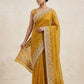 Haldi Yellow - Fancy Party Saree with Blouse Piece - UK stock - 24hr Dispatch - SP2607 KH - Prachy Creations