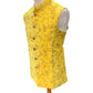 Haldi Yellow - Rich Brocade - Mens Traditional Waistcoat - UK Stock - VNS-JKT01 10KK25 - Prachy Creations