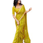 Henna Green - Bandhani Printed - Chiffon Saree with Blouse Piece - KAS-Chuneri 304 10KV25 - Prachy Creations