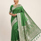 Henna Green - Traditional Handloom Saree with Blouse Piece - UK stock - 24hr Dispatch - SP2630 KP - Prachy Creations