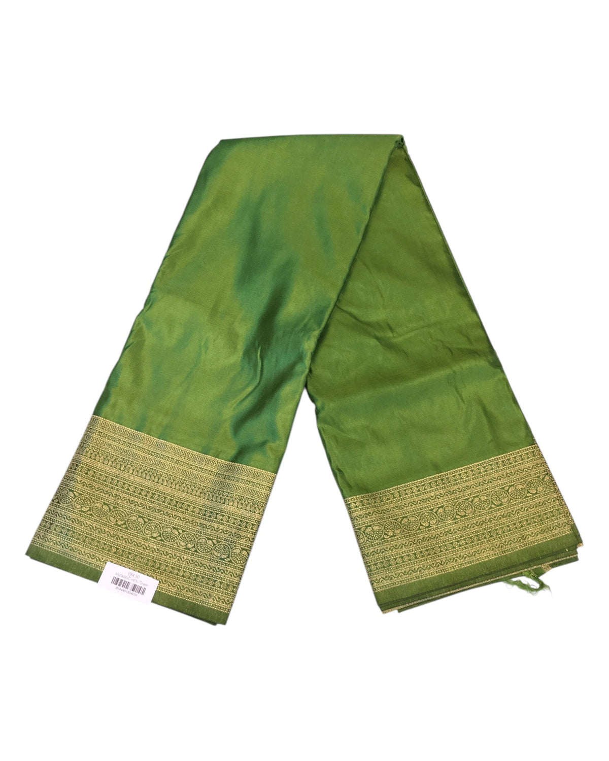 Henna Mehndi Green - Traditional Handloom Banarasi Sari / Saree - with Blouse Piece - SN2403 11VC24 - Prachy Creations