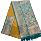Henna Yellow - Silky Handloom Banarasi Saree with Blouse Piece - 12KH25 RP387 - Prachy Creations