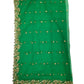 Ladies Net Dupatta / Scarf with Gold Embroidered Border - Mix N Match -  ASM2301 Pp0723