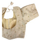 Light Gold - Dupion Silk Saree / Lehenga blouse - With Cups - Margin to loosen - UK Stock - AF2336 A 0623