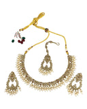 Gold - Antique Gold Finish Choker Necklace set - Bollywood - Weddings - KAJ938 KK 0523