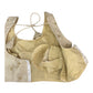 Light Gold - Dupion Silk Saree / Lehenga blouse - With Cups - Margin to loosen - UK Stock - AF2336 A 0623