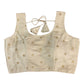 Light Gold - Dupion Silk Saree / Lehenga blouse - With Cups - Margin to loosen - UK Stock - AF2336 A 0623