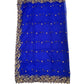 Ladies Net Dupatta / Scarf with Gold Embroidered Border - Mix N Match -  ASM2301 Pp0723