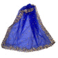 Ladies Net Dupatta / Scarf with Gold Embroidered Border - Mix N Match -  ASM2301 Pp0723