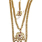 Multi - Gold Finish Double Necklace set - Bollywood - Weddings - MSK41 KH 0523